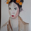 Mi Proyecto del curso: Retrato en acuarela a partir de una fotografía. Traditional illustration, Watercolor Painting, and Portrait Drawing project by inma_lavili - 04.06.2022