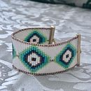 Mi Proyecto del curso: Diseño de accesorios con cuentas: teje patrones elegantes Ein Projekt aus dem Bereich Erweiterungsentwicklung, H, werk, Schmuckdesign und Weben von Claudia Benavides - 01.03.2021