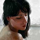 Meu projeto do curso: Retratos digitais com estilo tradicional no Photoshop. Een project van Traditionele illustratie, Digitale illustratie y  Digitaal schilderij van Matheus Oliveira - 04.04.2022