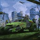 Mi Proyecto del curso: Creación y pintura de escenarios fantásticos en Photoshop . Traditional illustration, Drawing, Digital Illustration, Concept Art, and Digital Painting project by Cristian Friedl - 04.04.2022