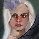Mon projet du cours : Portrait illustré à l’aquarelle. Un projet de Illustration traditionnelle, Beaux Arts, Peinture, Dessin, Aquarelle, Dessin de portrait , et Dessin artistique de Naomi BINEY - 07.04.2022