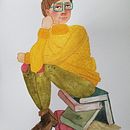 My project for course: Illustration and Character Development with Watercolor. Een project van Traditionele illustratie, Ontwerp van personages, Schilderij y Aquarelschilderen van catlondon - 05.04.2022