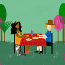 Meu projeto do curso: Ilustração e colagem digital para contos infantis Ein Projekt aus dem Bereich Design, Traditionelle Illustration, Collage, Digitale Illustration, Kinderillustration, Digitales Design und Bilderbücher von Juliana Leite - 08.04.2022