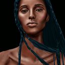 Mi Proyecto del curso: Retratos digitales de fantasía con Photoshop. Un progetto di Illustrazione tradizionale, Disegno, Illustrazione digitale, Disegno di ritratti, Disegno digitale e Pittura digitale di Antía Diego Tomé - 09.04.2022