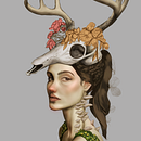 Naturale falling Ein Projekt aus dem Bereich Traditionelle Illustration, Malerei und Digitale Illustration von Elianne Carvalho - 17.04.2022