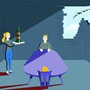 Mi Proyecto del curso: Ilustración vectorial dinámica: color y composición Ein Projekt aus dem Bereich Traditionelle Illustration, Vektorillustration, Digitale Illustration und Editorial Illustration von sebastian_lopez_gomez - 10.04.2022