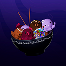 Mon projet du cours : Illustration 3D : de la modélisation au lighting. 3D, Ilustração digital, Modelagem 3D, 3D Design e Ilustração tradicional projeto de Ben Hgd - 11.04.2022