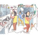 Mein Kursprojekt: Kreatives Zeichnen: fülle deine Illustrationen mit Leben und Details . Ilustração tradicional, Esboçado, Desenho a lápis, Desenho, Pintura em aquarela, Sketchbook e Ilustração com tinta projeto de Banu Nefes - 12.04.2021