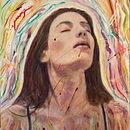 My project for course: Experimental Portraiture: Fusing Oil, Acrylic, and Spray Paint. Un proyecto de Bellas Artes, Pintura, Pintura acrílica y Pintura al óleo de Linda Ray - 13.04.2022