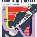 Cartel, concierto NO FUTURA. Projekt z dziedziny Trad, c, jna ilustracja, Liternictwo c, frowe, Ilustracja c, frowa i  Projektowanie plakatów użytkownika iliana sanjuan pacheco - 12.04.2022
