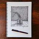 Adventures in Crosshatching (and other inky explorations). Un proyecto de Dibujo e Ilustración con tinta de lemondjinn - 13.04.2022