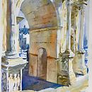 Ecos del pasado: Arco de Septimio Severo  Ein Projekt aus dem Bereich Aquarellmalerei von Juan Reyes Ruiz - 14.04.2022
