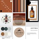 Mi proyecto de diseño grafico. Productos Naturales ASTRO. Un proyecto de Diseño, Br, ing e Identidad, Diseño gráfico, Tipografía, Diseño de logotipos y Diseño tipográfico de Delfina Nuñez - 14.04.2022