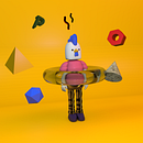 Mi Proyecto del curso: Diseño de personajes en Cinema 4D: del boceto a la impresión 3D Ein Projekt aus dem Bereich Traditionelle Illustration, 3D, 3-D-Animation und Design von 3-D-Figuren von Douglas William Sousa Santos - 14.04.2022