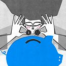 Finances during a pandemic. Un proyecto de Diseño, Ilustración tradicional, Diseño editorial e Ilustración editorial de Fernando Cobelo - 14.04.2022