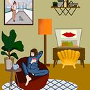 My project for course: Colorful Digital Illustration in Procreate. Un projet de Illustration traditionnelle, Dessin, Illustration numérique , et Dessin numérique de Vicky Koch - 31.05.2022