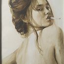 Mi Proyecto del curso: Retrato artístico en acuarela. Artes plásticas, Pintura, Pintura em aquarela, e Desenho de retrato projeto de acemar71 - 17.04.2022