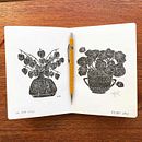 Nasturtiums and Physalis mini Lino Prints. Un progetto di Stampa di Megan Abel - 31.01.2022