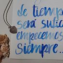 Mi Proyecto del curso: Caligrafía itálica con brush pen. Projekt z dziedziny  Kaligrafia użytkownika Abril González - 15.04.2022