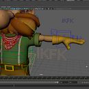 Mi Proyecto del curso: Técnicas avanzadas de rigging y deformación. Animação, Rigging, e Animação de personagens projeto de Roberto Diaz - 16.04.2022