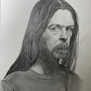 Il mio progetto del corso: Ritratto realistico con matite di grafite. Un projet de Illustration traditionnelle, Beaux Arts, Esquisse , Dessin au cra, on, Dessin, Dessin de portrait, Dessin réaliste, Dessin artistique , et Dessin anatomique de giancarlo - 19.04.2022
