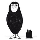 Amo i gatti. Un projet de Illustration traditionnelle, B, e dessinée, Illustration numérique et Instagram de Milena Mädler - 13.01.2022