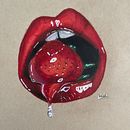 Strawberry lips Ein Projekt aus dem Bereich Traditionelle Illustration von Kayla Hanna - 19.04.2022