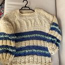 Mi Proyecto del curso: Introducción al tejido de punto de prendas oversize. Un progetto di Design di accessori, Fashion design, Fiber Art e Maglia di Sophie Resano - 13.04.2022