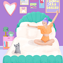 My project for course: Colorful Digital Illustration in Procreate. Traditional illustration, Drawing, Digital Illustration, and Digital Drawing project by Emma - 04.16.2022