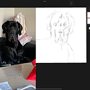 Mein Kursprojekt: Karikaturen zeichnen mit Infinite Painter. Traditional illustration, and Digital Illustration project by Sofia Poulsen - 04.21.2022