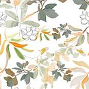 Estampado magnolias.. Un proyecto de Pattern Design, Diseño de moda y Pintura a la acuarela de Emilce Gomez - 22.04.2022
