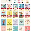Mon projet du cours : Illustration vintage pour des livres jeunesse attrayants. Un projet de Conception éditoriale, Papercraft, Illustration jeunesse, Narration, Littérature jeunesse , et Reliure de Céline Daniel - 23.04.2022
