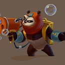 My project for course: Digital Painting for Characters: Color and Light by Joel Santana. Projekt z dziedziny Trad, c, jna ilustracja, Projektowanie postaci, Ilustracja c, frowa, Malarstwo c i frowe użytkownika Lucky Asikin - 22.04.2022