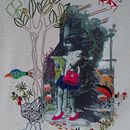 Mi Proyecto del curso: Ilustraciones bordadas: de la acuarela al hilo . Un projet de Création d'accessoires, Création de costumes, Artisanat, Broderie, Art textile, Théorie des couleurs , et Design textile de Gianna Bergia - 23.04.2022