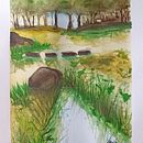 Meu projeto do curso: Paisagens naturais em aquarela Ein Projekt aus dem Bereich Aquarellmalerei, Bildende Künste und Malerei von Luisa Cepeda - 20.04.2022