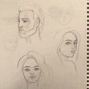 My project for course: Portrait Sketchbooking: Explore the Human Face Ein Projekt aus dem Bereich Skizzenentwurf, Zeichnung, Porträtzeichnung, Artistische Zeichnung und Sketchbook von campbellk77 - 23.04.2022