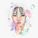 Il mio progetto del corso: Ritratto illustrato ad acquerello. Een project van Traditionele illustratie,  Beeldende kunst, Schilderij,  Tekening, Aquarelschilderen,  Portrettekening y  Artistieke tekening van Marina Palumbieri - 26.04.2022