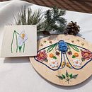 Mon projet du cours : Broderie sur bois :  quand l'art s'inspire de la nature. Un progetto di Ricamo, Falegnameria  e Textile Design di josianne beaudoin - 26.04.2022