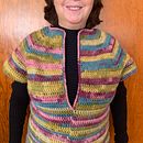 Mi Proyecto del curso:  Top-down: prendas a crochet de una sola pieza. Un proyecto de Diseño de moda, Tejido, DIY, Crochet y Diseño textil de cristinatex9095 - 27.04.2022