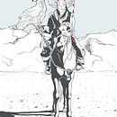 Eagle Huntress. Un projet de Illustration traditionnelle , et Dessin de Adriana Zurera - 27.04.2022