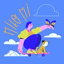 Meu projeto do curso: Ilustrações vibrantes no Procreate do zero. Un progetto di Illustrazione tradizionale, Character design, Illustrazione digitale e Pittura digitale di Katarzyna Kalisz - 27.04.2022