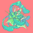 Venus Garden. Un proyecto de Ilustración tradicional, Arte urbano, Dibujo, Diseño floral, vegetal, Ilustración digital y Dibujo digital de Enrique Montiel Ayala - 31.12.2020