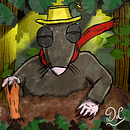Cosmo The Wise Mole. Een project van Grafisch ontwerp y Traditionele illustratie van David Volpini - 27.04.2022