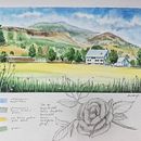 My project for course: Watercolor Travel Journal. Un projet de Illustration traditionnelle, Aquarelle, Illustration architecturale , et Carnet de croquis de Maarja Sinijärv - 27.04.2022