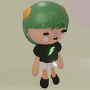 Mi Proyecto del curso: Creación de personajes kawaii en 3D con Blender . Un progetto di Illustrazione tradizionale, Character design, Illustrazione digitale, Modellazione 3D e Manga di Carmine Ridao Spisso - 30.04.2022