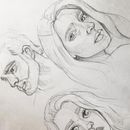 Mi Proyecto del curso: Sketchbook de retrato: explora el rostro humano Ein Projekt aus dem Bereich Skizzenentwurf, Zeichnung, Porträtzeichnung, Artistische Zeichnung und Sketchbook von Jessica Paredes Romero - 30.04.2022