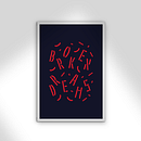 My project for course: Playful Typography for Powerful Communication in Illustrator. Een project van  Ontwerp, Grafisch ontwerp, T, pografie,  Creativiteit, Posterontwerp, Digitaal ontwerp, T y pografisch ontwerp van Anastasia Vorona - 07.05.2022
