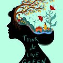 Live Green. Un proyecto de Ilustración tradicional de Cagla Zimmermann - 28.04.2022