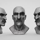 Il mio progetto del corso: Ritratto 3D realistico con ZBrush e KeyShot. 3D, 3D Modeling, and 3D Character Design project by Ruben Ciappa - 04.30.2022
