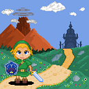 Mi proyecto final: Link :). Character Design, Video Games, Pixel Art, and Game Design project by federicoibarrab - 05.02.2022